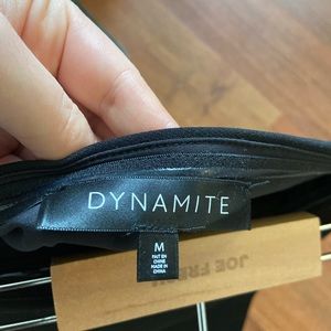 Dynamite romper with jewel embellishment buttons